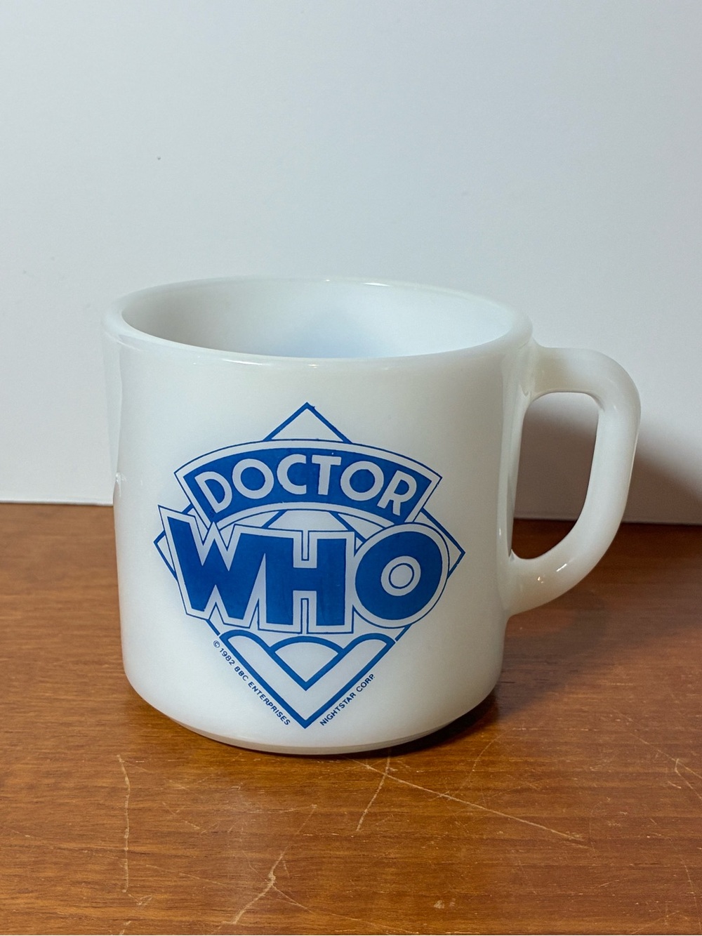 Vintage Anchor Hocking Oven-Proof Doctor Who Mug 1982 Unused
